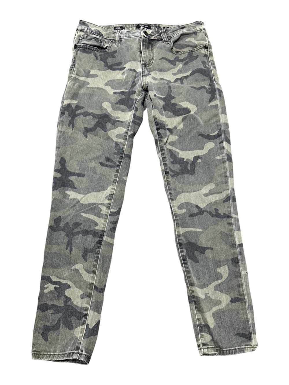 Miss Me Camo Ankle Skinny Jeans Size 27 Stretch Denim